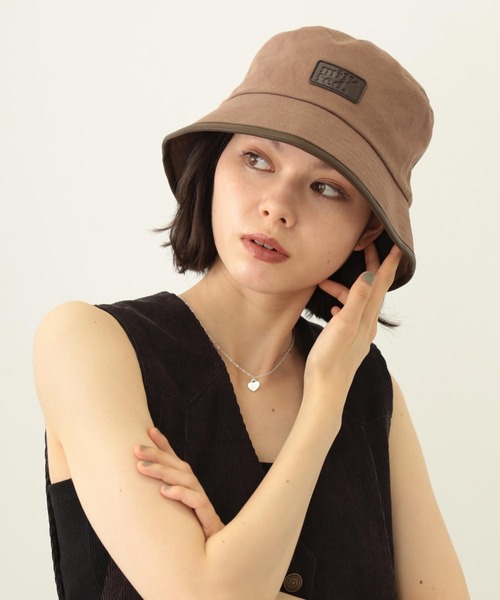 MILKFED.（ミルクフェド）の「PIPING CANVAS HAT（ハット・レディース・ブラック/ブラウン/ベージュ・ONE SIZE）」の3枚目の写真