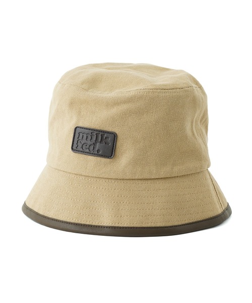MILKFED.（ミルクフェド）の「PIPING CANVAS HAT（ハット・レディース・ブラック/ブラウン/ベージュ・ONE SIZE）」の20枚目の写真