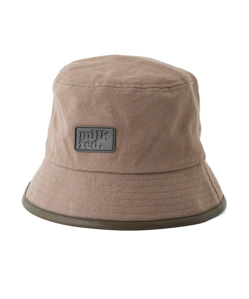 MILKFED.（ミルクフェド）の「PIPING CANVAS HAT（ハット・レディース・ブラック/ブラウン/ベージュ・ONE SIZE）」の21枚目の写真