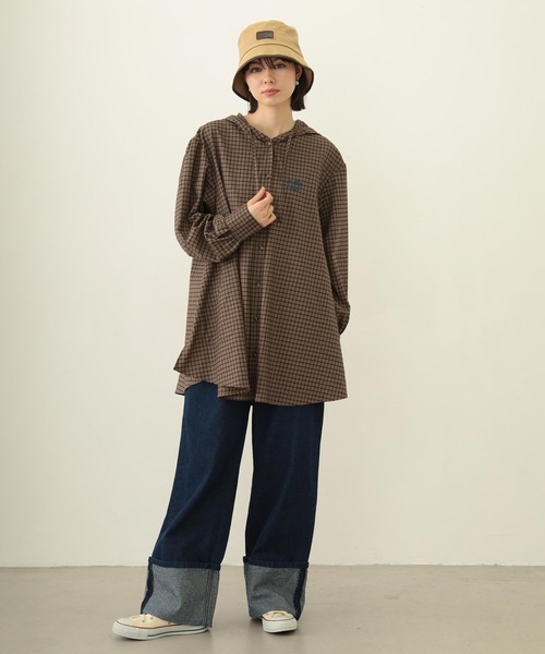 MILKFED.（ミルクフェド）の「PIPING CANVAS HAT（ハット・レディース・ブラック/ブラウン/ベージュ・ONE SIZE）」の6枚目の写真