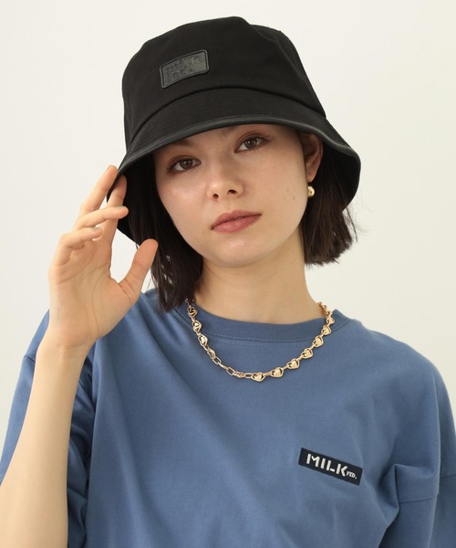 MILKFED.（ミルクフェド）の「PIPING CANVAS HAT（ハット・レディース・ブラック/ブラウン/ベージュ・ONE SIZE）」の18枚目の写真