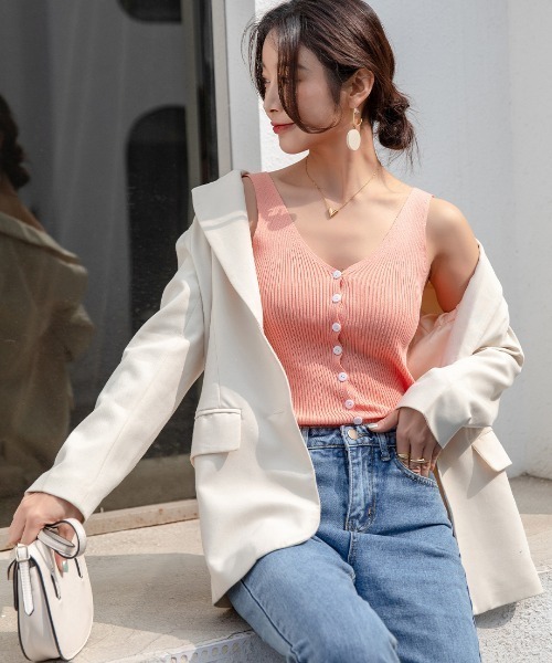 マディソンブルー ニット タンクトップ XS 美品 マディソンブルー ニット タンクトップ XS 美品 マディソン