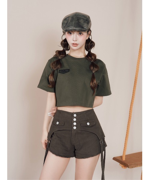 ダーリッチショートパンツ レイヤードツイルショートパンツ（その他パンツ）｜Darich