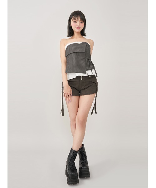 ダーリッチショートパンツ レイヤードツイルショートパンツ（その他パンツ）｜Darich