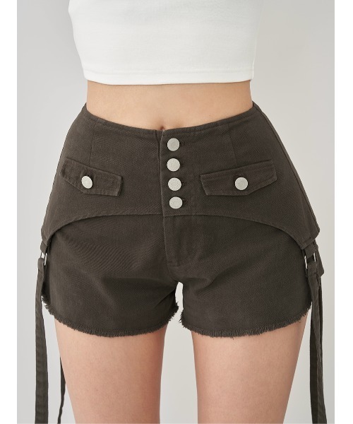ダーリッチ　ショートパンツ レイヤードツイルショートパンツ（その他パンツ）｜Darich