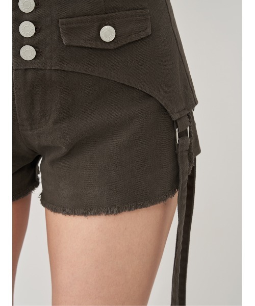 ダーリッチ　ショートパンツ ダーリッチ Darich レイヤードツイルショートパンツ