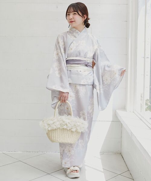 MAJESTIC LEGON（マジェスティックレゴン）の「ワンピでも着れる2WAY浴衣（浴衣・レディース・ピンク系その他2/ブルー系その他4/ブルー系その他2/イエロー系その他/ホワイト系その他2・MEDIUM）」の5枚目の写真