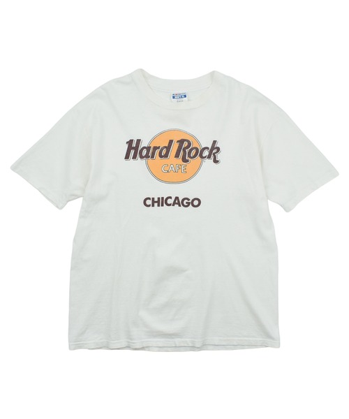 LABORATORY R(ラボラトリーアール)の「【USED】90’s HARD ROCK CAFE 企業ロゴ Tシャツ(Tシャツ/カットソー・メンズ・ホワイト・X-LARGE)」の1枚目の写真
