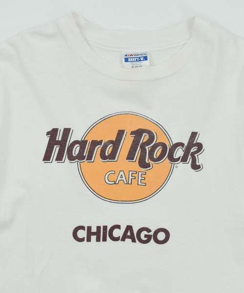 LABORATORY R(ラボラトリーアール)の「【USED】90’s HARD ROCK CAFE 企業ロゴ Tシャツ(Tシャツ/カットソー・メンズ・ホワイト・X-LARGE)」の2枚目の写真