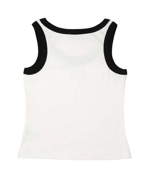 EMIS（イミス）の「MINI WAPPEN SLEEVELESS TOP-BLACK/WHITE（タンクトップ・レディース・ホワイト×ブラック/ブラック×ホワイト・FREE）」の7枚目の写真
