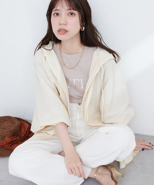 セール】【WEB限定】フード付きラッシュガードシャツ（ラッシュガード