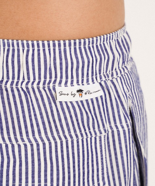 SUNS by #Re:room（サンズバイリルーム）の「スイッチングシアサッカーボードショーツ（その他パンツ・メンズ・ブラック/ブルー/ベージュ・MEDIUM/LARGE/SMALL）」の10枚目の写真