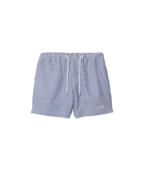 SUNS by #Re:room（サンズバイリルーム）の「スイッチングシアサッカーボードショーツ（その他パンツ・メンズ・ブラック/ブルー/ベージュ・MEDIUM/LARGE/SMALL）」の12枚目の写真