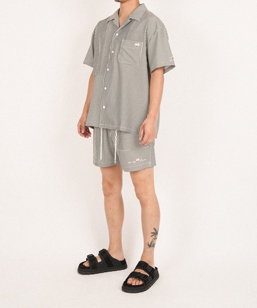 SUNS by #Re:room（サンズバイリルーム）の「スイッチングシアサッカーボードショーツ（その他パンツ・メンズ・ブラック/ブルー/ベージュ・MEDIUM/LARGE/SMALL）」の19枚目の写真