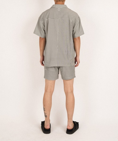 SUNS by #Re:room（サンズバイリルーム）の「スイッチングシアサッカーボードショーツ（その他パンツ・メンズ・ブラック/ブルー/ベージュ・MEDIUM/LARGE/SMALL）」の20枚目の写真