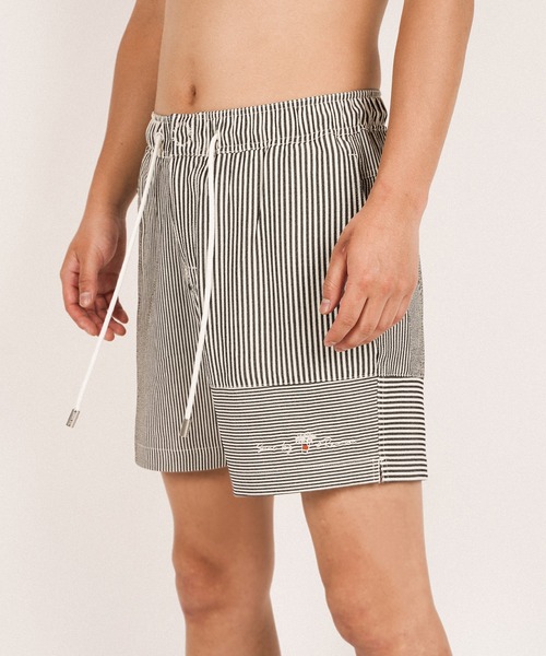 SUNS by #Re:room（サンズバイリルーム）の「スイッチングシアサッカーボードショーツ（その他パンツ・メンズ・ブラック/ブルー/ベージュ・MEDIUM/LARGE/SMALL）」の22枚目の写真