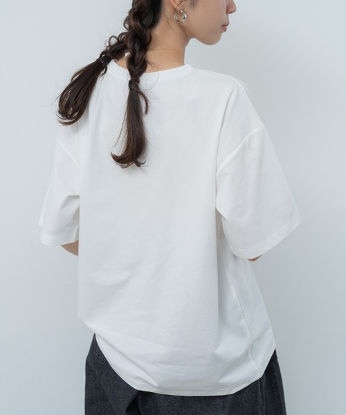 refinedworks(リファインドワークス)の「【refinedworks】ヴィンテージ感 漂う フォトプリントTシャツ!(Tシャツ/カットソー・レディース・カーキ/ホワイト/ブラック・FREE)」の10枚目の写真