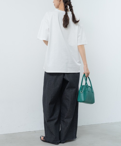 refinedworks(リファインドワークス)の「【refinedworks】ヴィンテージ感 漂う フォトプリントTシャツ!(Tシャツ/カットソー・レディース・カーキ/ホワイト/ブラック・FREE)」の22枚目の写真
