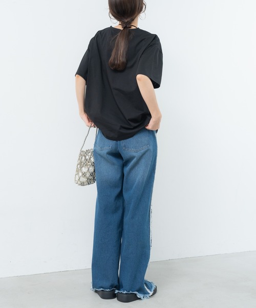 refinedworks(リファインドワークス)の「【refinedworks】ヴィンテージ感 漂う フォトプリントTシャツ!(Tシャツ/カットソー・レディース・カーキ/ホワイト/ブラック・FREE)」の18枚目の写真