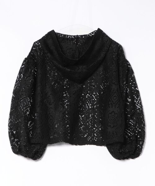 チチカカ（チチカカ）の「パッチワーク風レースカーディガン（カーディガン/ボレロ・レディース・ブラック/ホワイト・FREE）」の18枚目の写真
