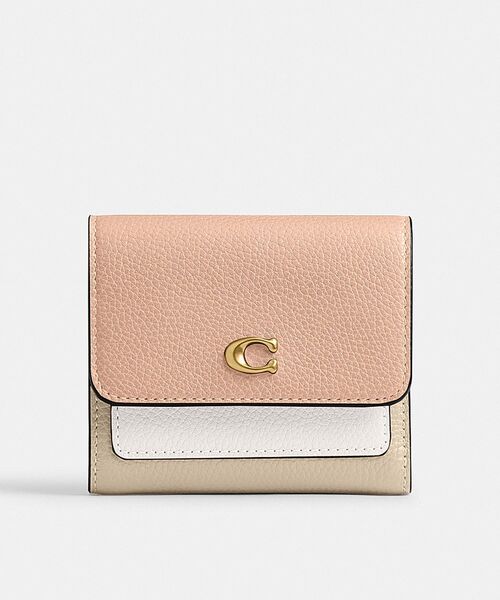 ミラ スモール フラップ ウォレット・カラーブロック（財布