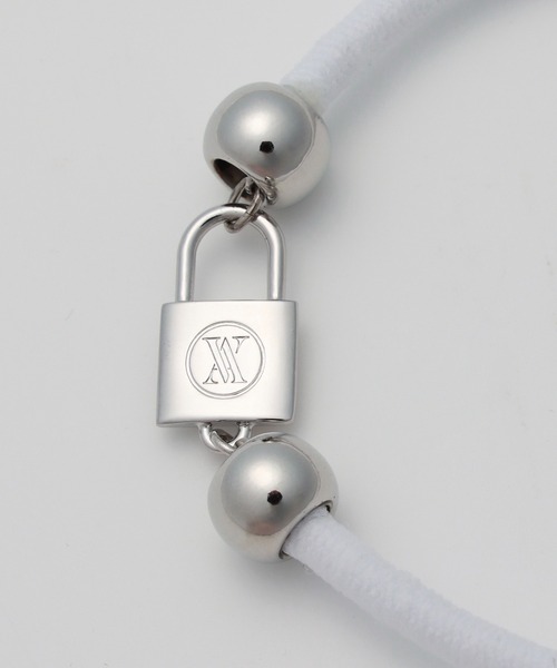 VANQUISH（ヴァンキッシュ）の「VANQUISH /VA Icon Lock-In ブレスレット（ブレスレット・メンズ・ホワイト/ブラック・FREE）」の6枚目の写真