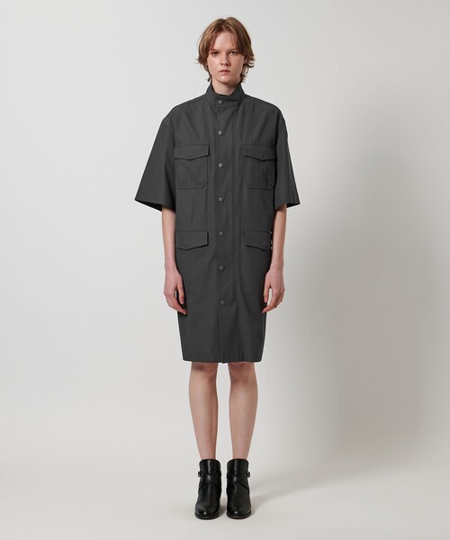 LOEFF（ロエフ）の「＜LOEFF＞コットン ギャバジン M-65 ドレス（ワンピース・レディース・ブラック/ダークグレー・1/0）」の9枚目の写真