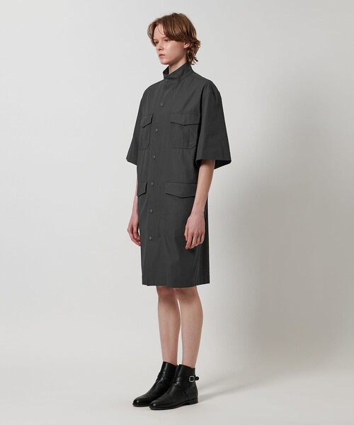 LOEFF（ロエフ）の「＜LOEFF＞コットン ギャバジン M-65 ドレス（ワンピース・レディース・ブラック/ダークグレー・1/0）」の10枚目の写真