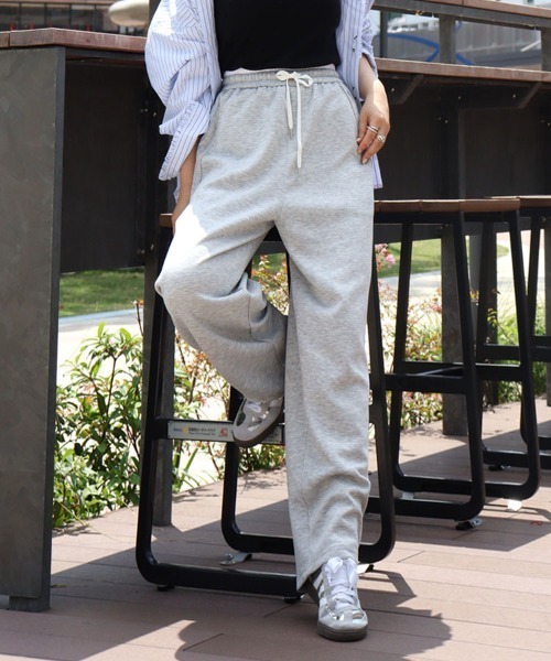 DONOBAN(ドノバン)の「カーブスウェット【ショート丈】&【ロング丈】(スウェット・レディース・ブラック/グレー/アイボリー・LONG/SHORT)」の3枚目の写真