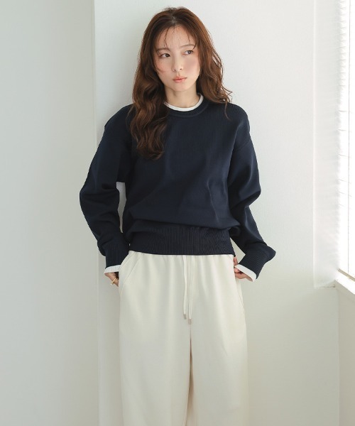 DONOBAN(ドノバン)の「カーブスウェット【ショート丈】&【ロング丈】(スウェット・レディース・ブラック/グレー/アイボリー・LONG/SHORT)」の20枚目の写真