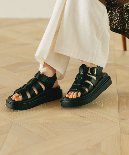 studio CLIP（スタディオクリップ）の「軽らくグルカサンダル（サンダル・レディース・ブラック/その他2・MEDIUM/LARGE）」の5枚目の写真