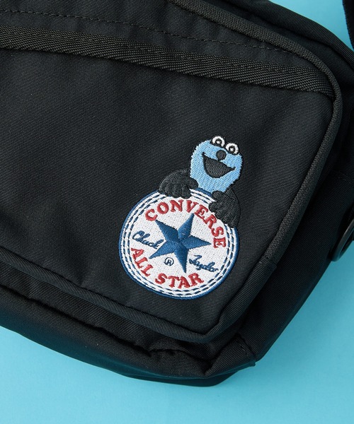 パペット　スンスン　コンバース　ミニメッセンジャーバッグ　ブラック CONVERSE】SUNSUN MINI MESSENGER BAG/パペットスンスン コラボ