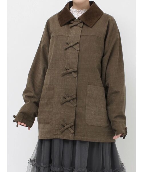 Ribbonハンティングジャケット（ブルゾン）｜merry jenny（メリー