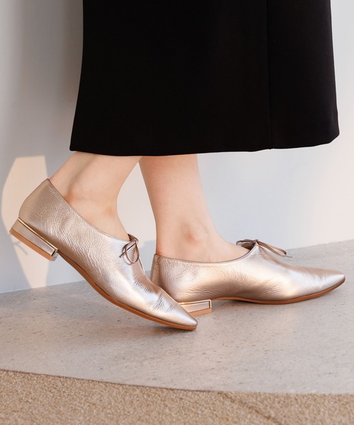 HIMIKO(ヒミコ)の「【HIMIKO】【撥水】センタースリットリボンパンプス/651312(パンプス・レディース・ブラウン系その他/ピンク/ブラック・25.5cm/24.5cm/22.5cm/22.0cm/23.5cm/23.0cm/25.0cm/24.0cm)」の16枚目の写真