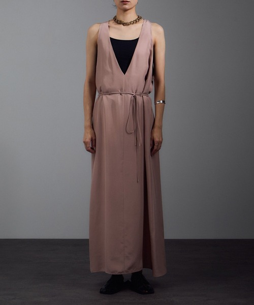 SALON adam et rope'（サロン アダム エ ロペ）の「[25AW]GENTLE SILK ジャンパースカート【セットアップ対応・洗える】（ジャンパースカート・レディース・ブラック/ブラウン系その他2/ピンク系その他2・FREE）」の12枚目の写真