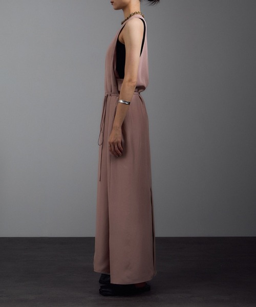 SALON adam et rope'（サロン アダム エ ロペ）の「[25AW]GENTLE SILK ジャンパースカート【セットアップ対応・洗える】（ジャンパースカート・レディース・ブラック/ブラウン系その他2/ピンク系その他2・FREE）」の13枚目の写真