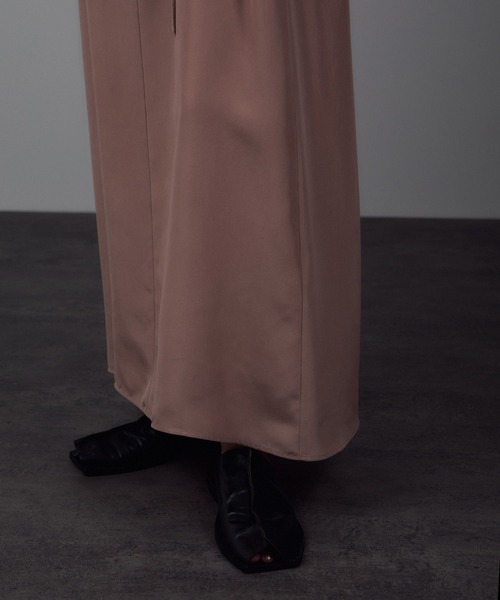 SALON adam et rope'（サロン アダム エ ロペ）の「[25AW]GENTLE SILK ジャンパースカート【セットアップ対応・洗える】（ジャンパースカート・レディース・ブラック/ブラウン系その他2/ピンク系その他2・FREE）」の17枚目の写真