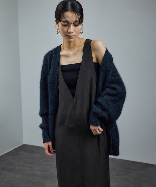 セール】[25AW]GENTLE SILK ジャンパースカート【セットアップ対応