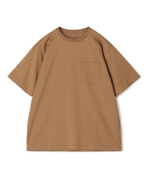 TOMORROWLAND (トゥモローランド)の「ギザコットン ハーフスリーブ ポケットTシャツ(Tシャツ/カットソー・メンズ・ネイビー/キャメル/スカイブルー/ライトベージュ/レッド系その他/ブルー系その他・S/M/L)」の5枚目の写真
