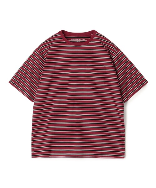 TOMORROWLAND (トゥモローランド)の「ギザコットン ハーフスリーブ ポケットTシャツ(Tシャツ/カットソー・メンズ・ネイビー/キャメル/スカイブルー/ライトベージュ/レッド系その他/ブルー系その他・S/M/L)」の6枚目の写真