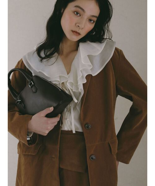 LAGUNAMOON（ラグナムーン）の「ミニショルダーボストンバッグ（ボストンバッグ・レディース・アイボリー/ダークブラウン/モカ・FREE）」の9枚目の写真