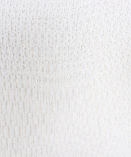 GLIMCLAP(グリムクラップ)の「mlt5299-Jacquard texture cut sew-Distressed for a vintage look- ロングスリーブプルオーバー(Tシャツ/カットソー・メンズ・ホワイト/ブラック・S/M/L)」の15枚目の写真