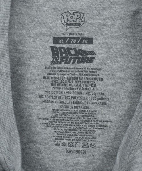 VINTAGE(ヴィンテージ)の「【USED】FUNKO “Back to the future” ムービー Tシャツ(Tシャツ/カットソー・メンズ・グレー・X-LARGE)」の2枚目の写真