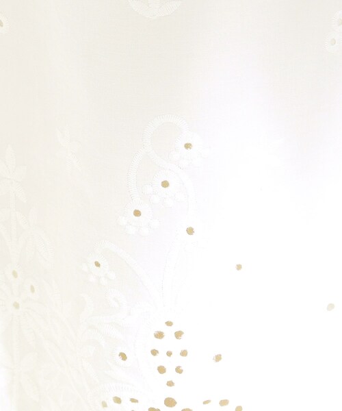 SHOO・LA・RUE（シューラルー）の「【S-LL】華やかさをプラスする 裾刺繍ストレートパンツ（その他パンツ・レディース・ホワイト/レッド系1/ブラック・02/01/04/03）」の12枚目の写真