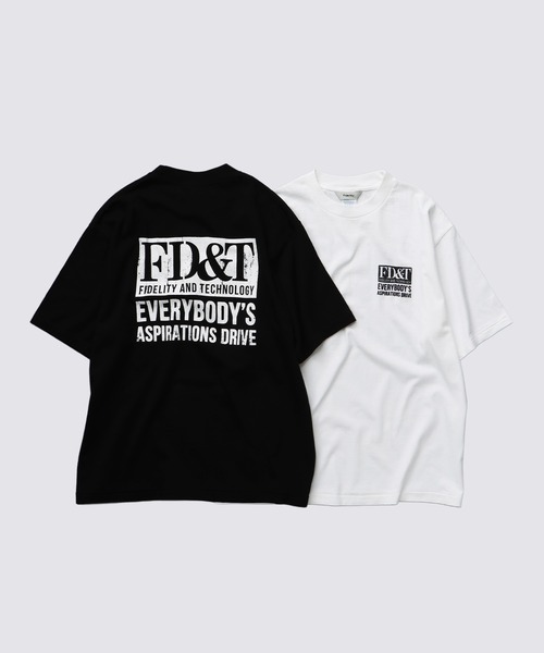 FIDELITY（フィデリティ）の「BACK FD&T TUBE TEE / 半袖バックロゴTシャツ（Tシャツ/カットソー・メンズ・ブラック/ホワイト・MEDIUM/LARGE）」の11枚目の写真