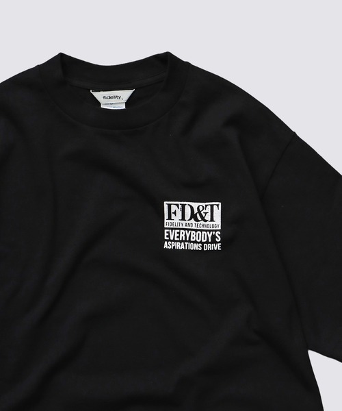 FIDELITY（フィデリティ）の「BACK FD&T TUBE TEE / 半袖バックロゴTシャツ（Tシャツ/カットソー・メンズ・ブラック/ホワイト・MEDIUM/LARGE）」の8枚目の写真