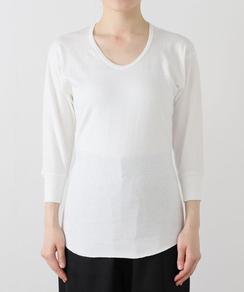EDIT. FOR LULU(エディットフォールル)の「petiteLULU ピコロングスリーブTEE(Tシャツ/カットソー・レディース・ホワイト・FREE)」の6枚目の写真