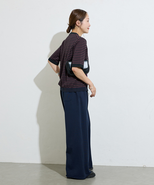 JOURNAL STANDARD(ジャーナルスタンダード)の「【&FUNCTION】【 接触冷感・UVカット 】ハーフスリーブカーディガン(カーディガン/ボレロ・レディース・ブラック/ブラック系その他/ネイビー・FREE)」の11枚目の写真