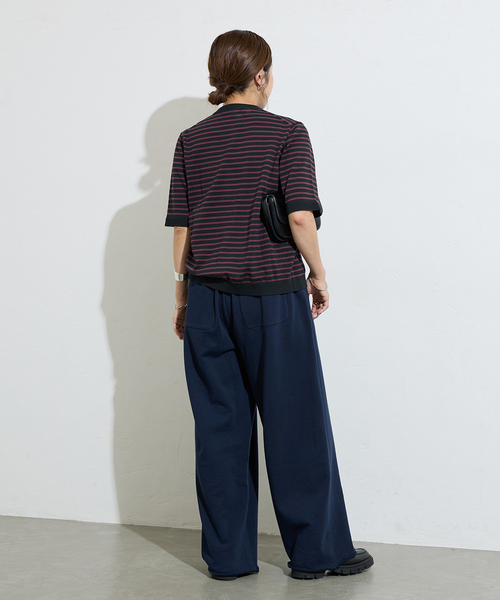 JOURNAL STANDARD(ジャーナルスタンダード)の「【&FUNCTION】【 接触冷感・UVカット 】ハーフスリーブカーディガン(カーディガン/ボレロ・レディース・ブラック/ブラック系その他/ネイビー・FREE)」の12枚目の写真