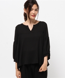 【CAPRICIEUX LE'MAGE】ギャザースリーブスモックBL